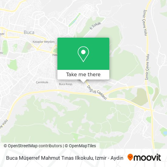 Buca Müşerref Mahmut Tınas Ilkokulu map