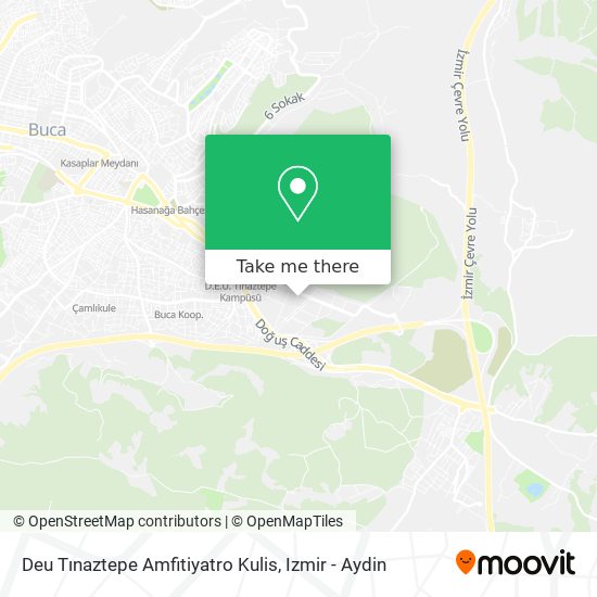 Deu Tınaztepe Amfitiyatro Kulis map
