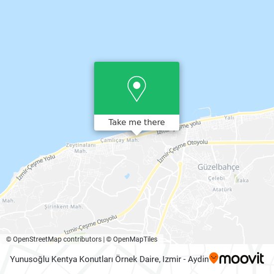 Yunusoğlu Kentya Konutları Örnek Daire map