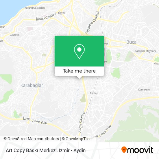 Art Copy Baskı Merkezi map