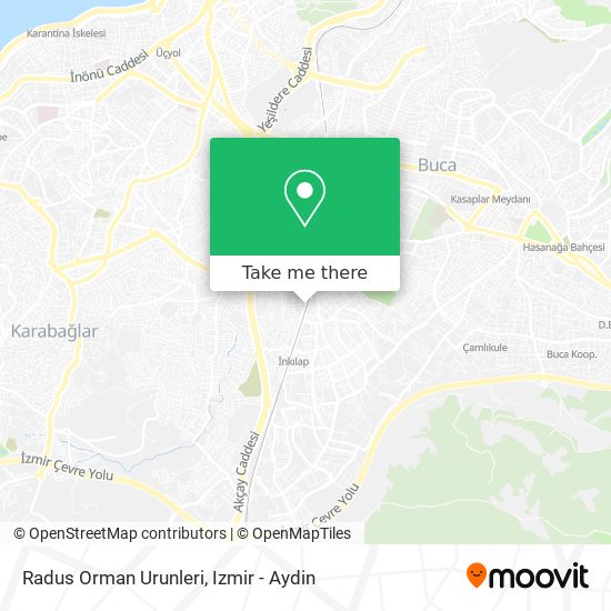 Radus Orman Urunleri map