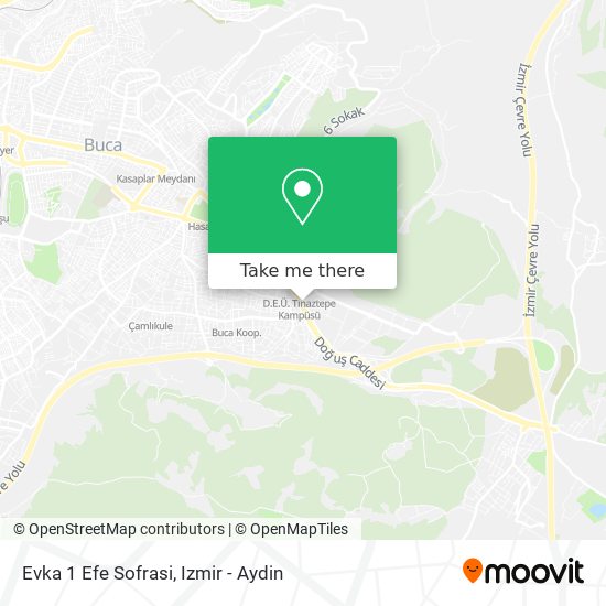 Evka 1 Efe Sofrasi map