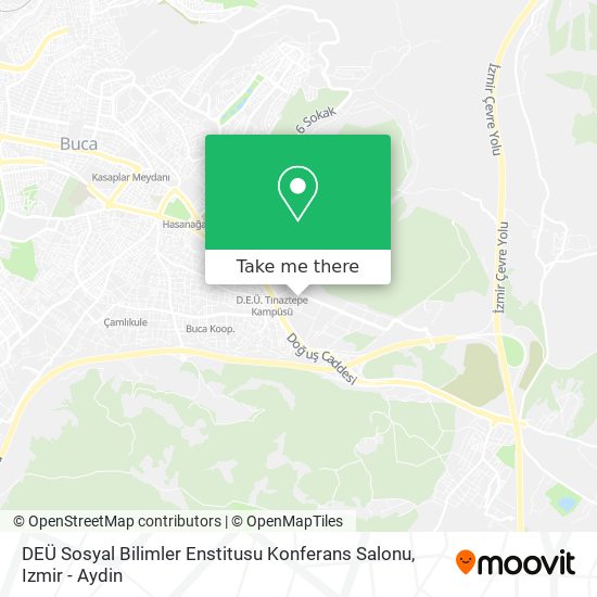 DEÜ Sosyal Bilimler Enstitusu Konferans Salonu map