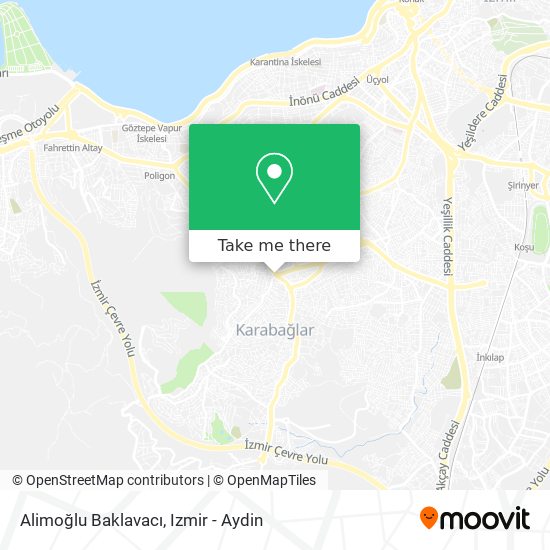 Alimoğlu Baklavacı map