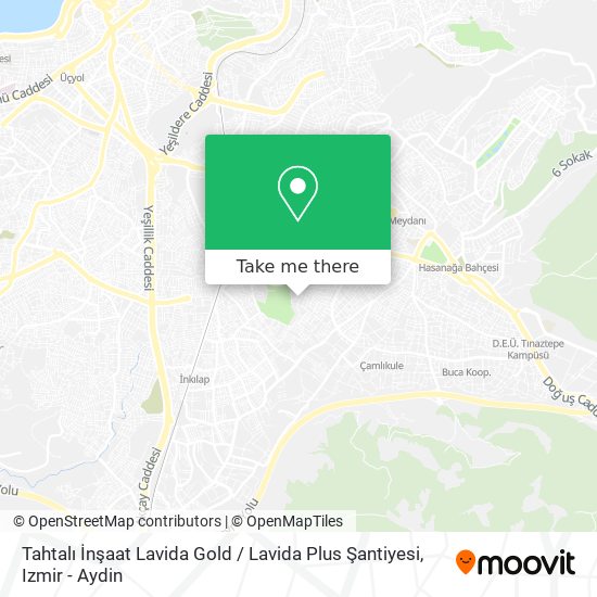 Tahtalı İnşaat Lavida Gold / Lavida Plus Şantiyesi map