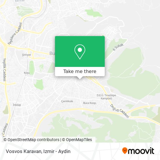 Vosvos Karavan map