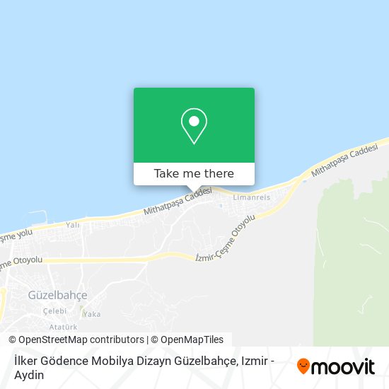 İlker Gödence Mobilya Dizayn Güzelbahçe map