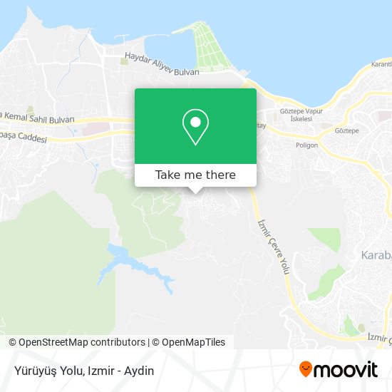 Yürüyüş Yolu map