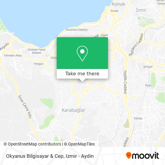 Okyanus Bilgisayar & Cep map