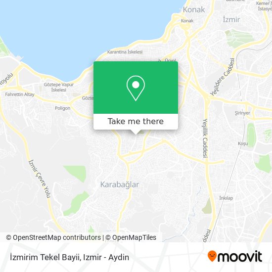 İzmirim Tekel Bayii map