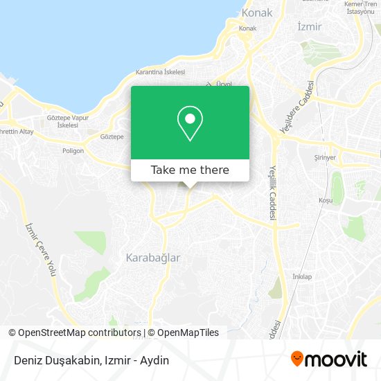 Deniz Duşakabin map