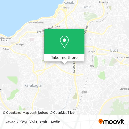 Kavacık Köyü Yolu map