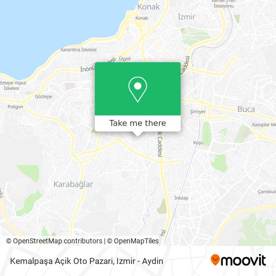 Kemalpaşa Açik Oto Pazari map