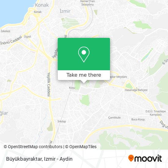 Büyükbayraktar map