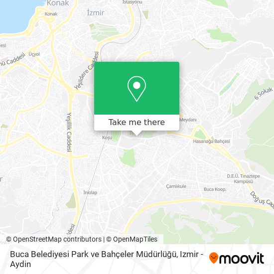 Buca Belediyesi Park ve Bahçeler Müdürlüğü map
