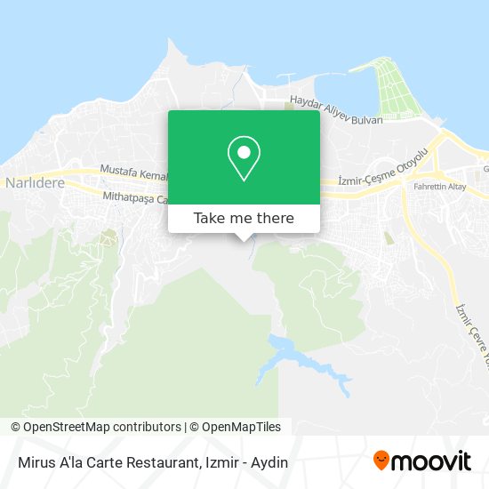 Mirus A'la Carte Restaurant map