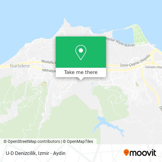 U-D Denizcilik map