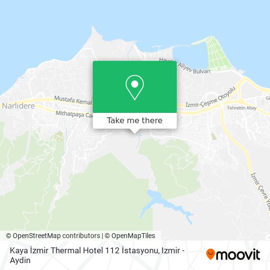 Kaya İzmir Thermal Hotel 112 İstasyonu map