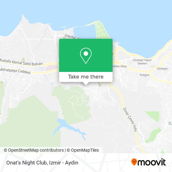 Onat's Night Club map