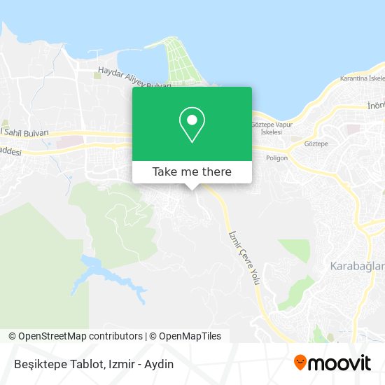 Beşiktepe Tablot map