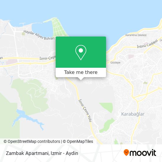 Zambak Apartmani map