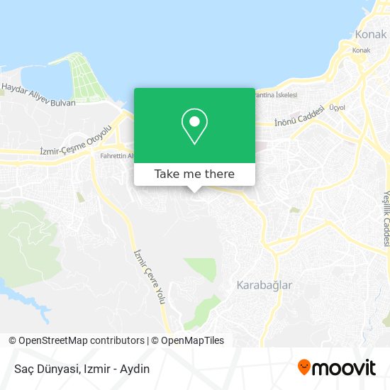 Saç Dünyasi map
