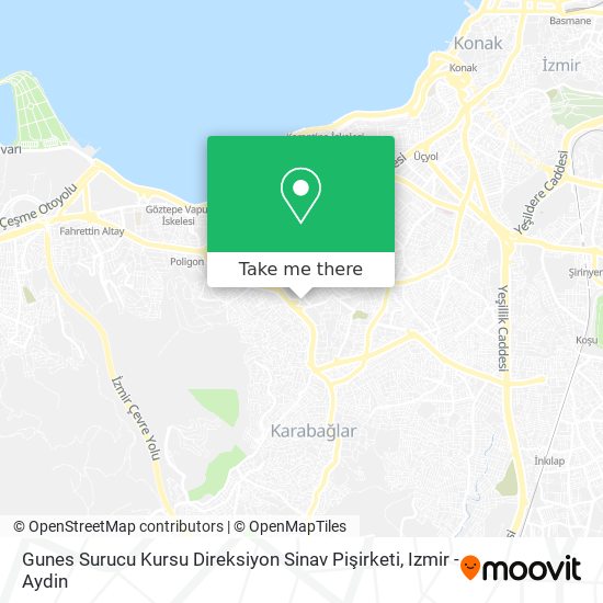 Gunes Surucu Kursu Direksiyon Sinav Pişirketi map