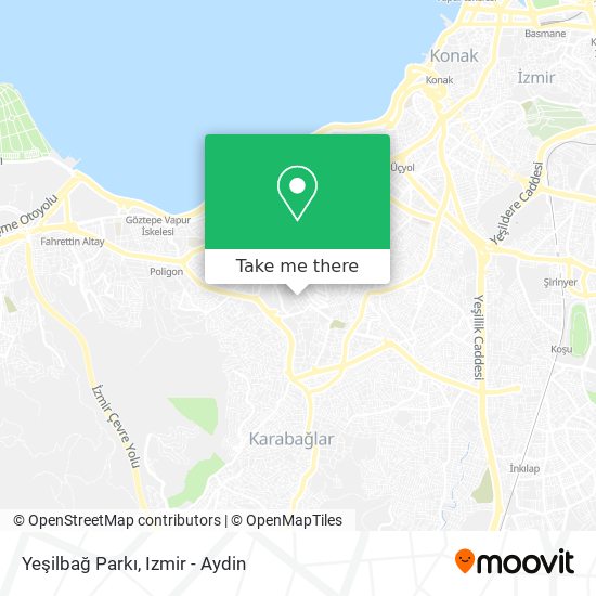 Yeşilbağ Parkı map