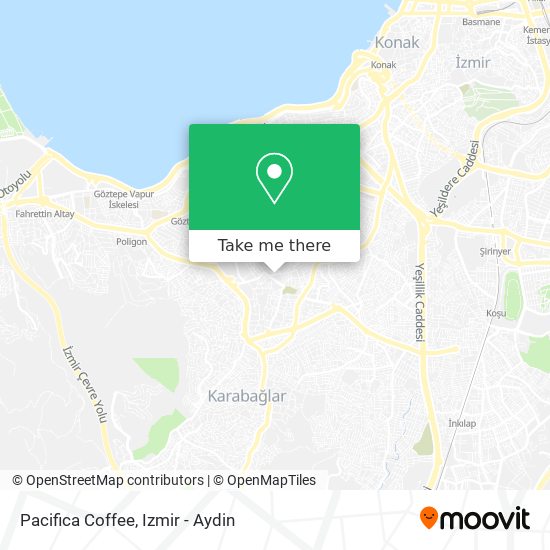 Pacifica Coffee map