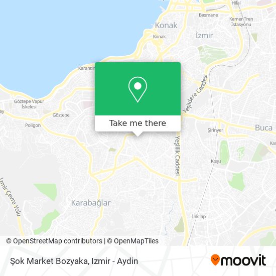 Şok Market Bozyaka map