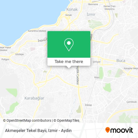 Akmeşeler Tekel Bayii map