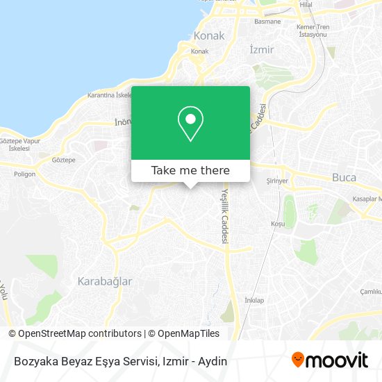 Bozyaka Beyaz Eşya Servisi map