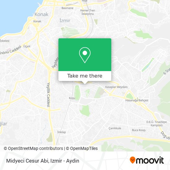Midyeci Cesur Abi map