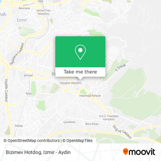 Bizimev Hotdog map
