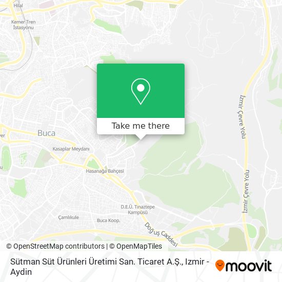 Sütman Süt Ürünleri Üretimi San. Ticaret A.Ş. map