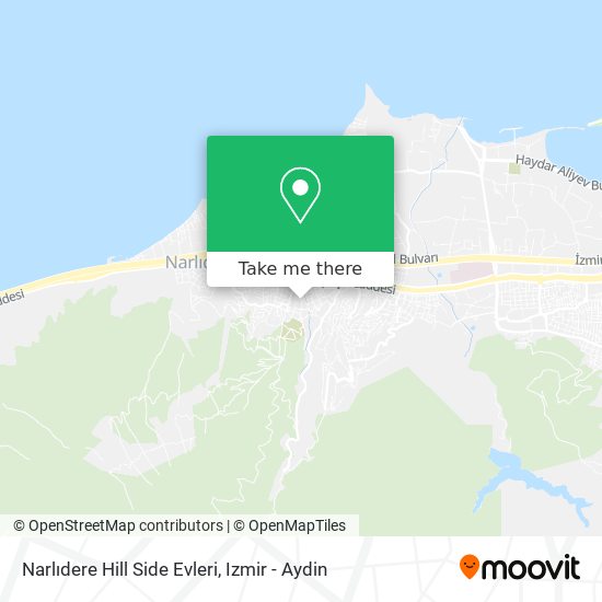Narlıdere Hill Side Evleri map