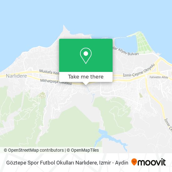 Göztepe Spor Futbol Okulları Narlıdere map
