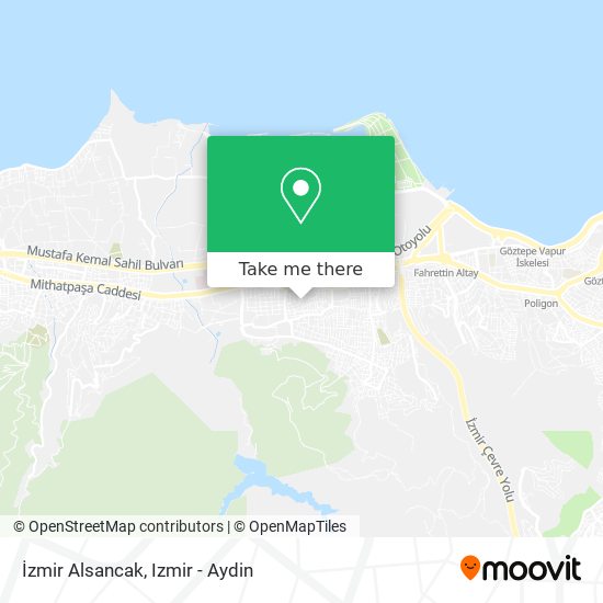 İzmir Alsancak map