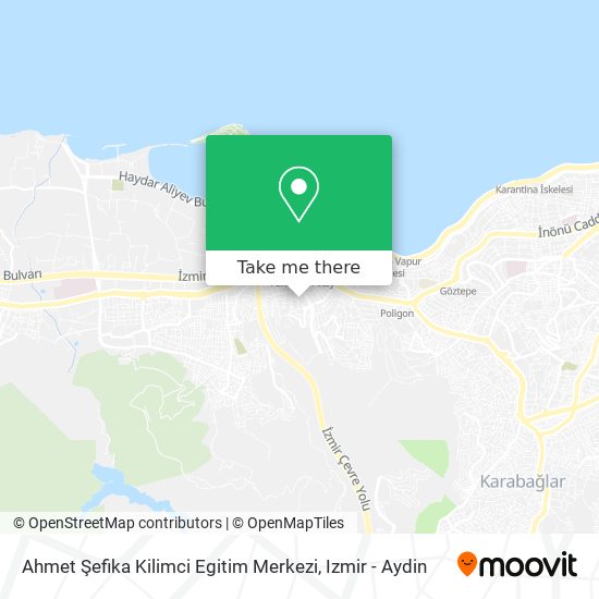 Ahmet Şefika Kilimci Egitim Merkezi map