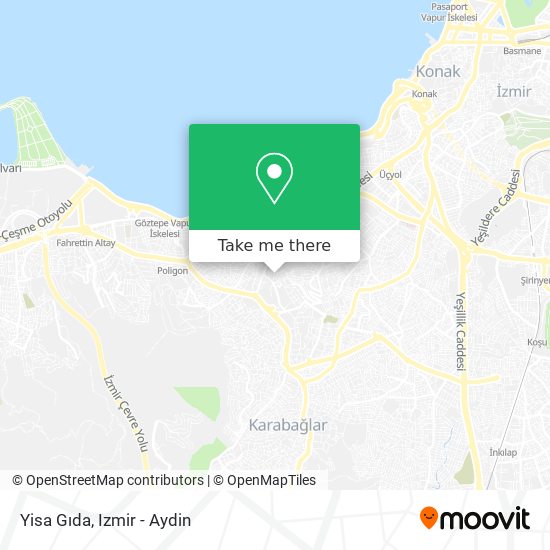 Yisa Gıda map