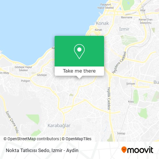 Nokta Tatlıcısı Sedo map