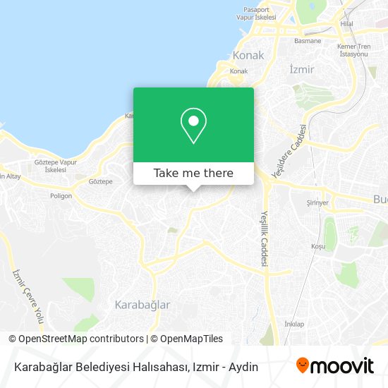 Karabağlar Belediyesi Halısahası map