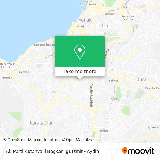 Ak Parti Kütahya İl Başkanlığı map