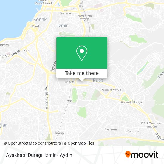 Ayakkabı Durağı map