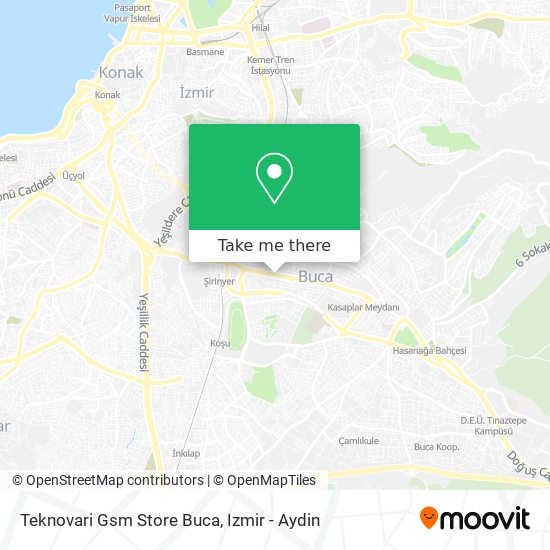 Teknovari Gsm Store Buca map
