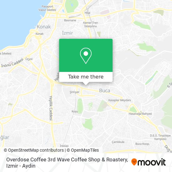 Overdose Coffee 3rd Wave Coffee Shop & Roastery map