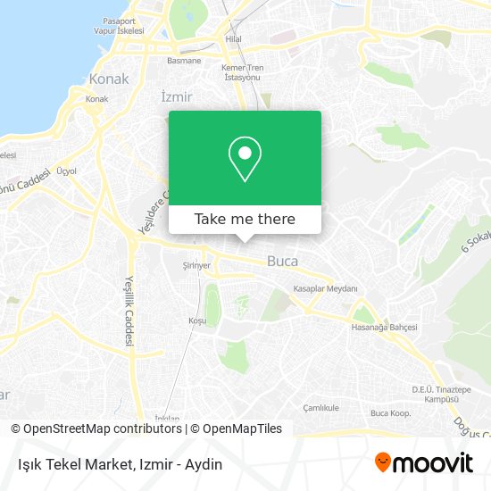Işık Tekel Market map