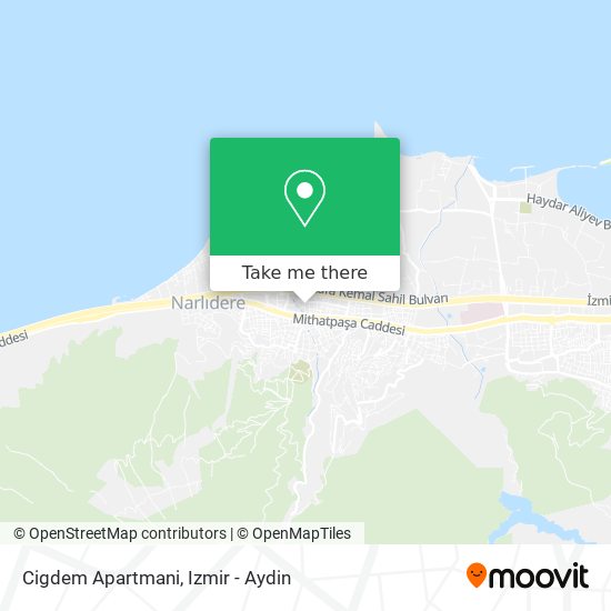 Cigdem Apartmani map
