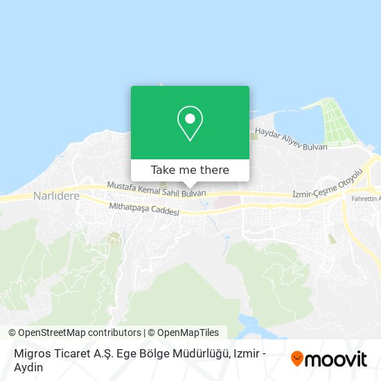 Migros Ticaret A.Ş. Ege Bölge Müdürlüğü map