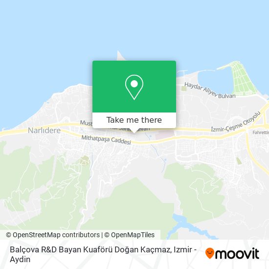 Balçova R&D Bayan Kuaförü Doğan Kaçmaz map